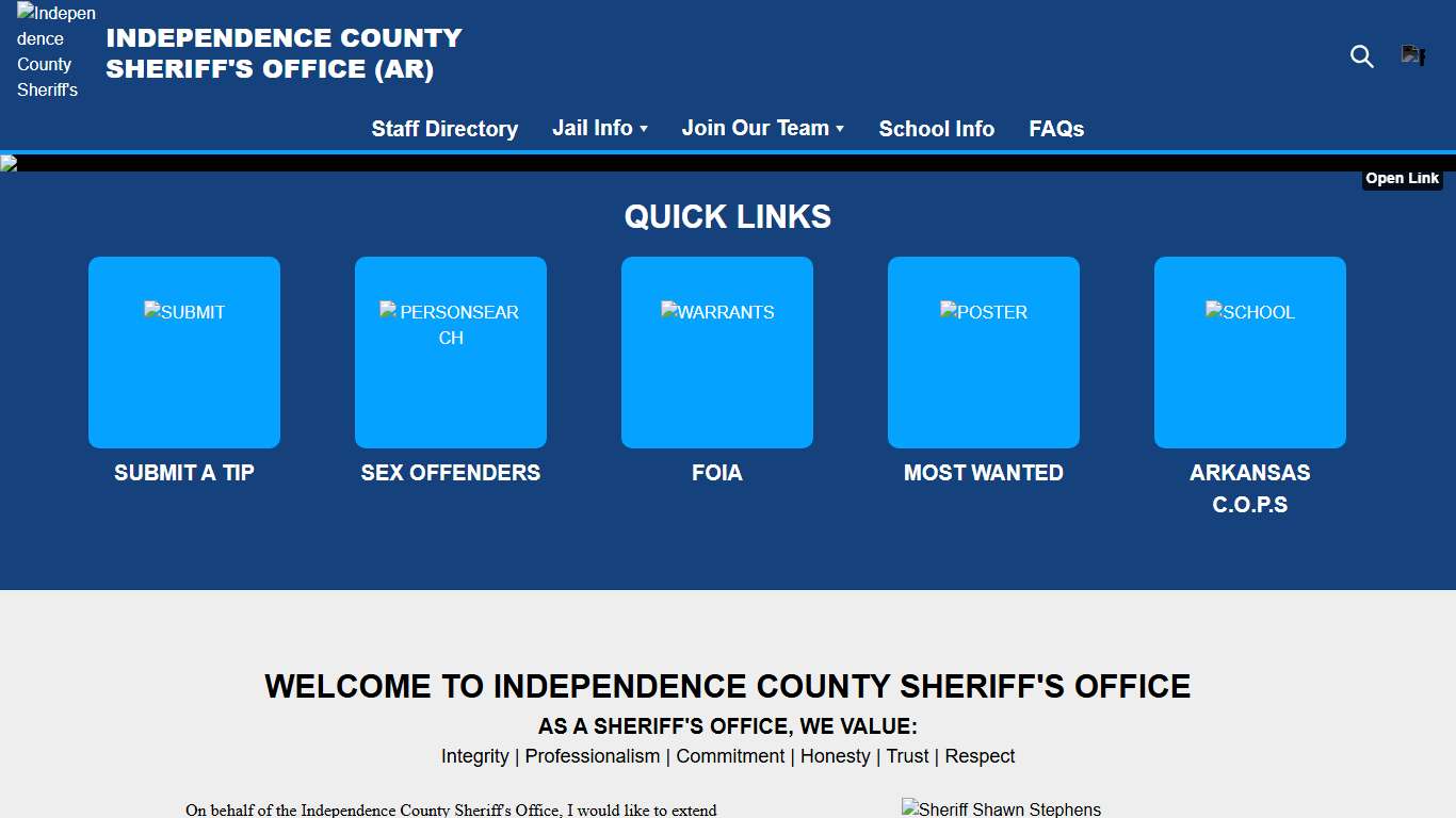 Independence County Sheriff's Office, AR